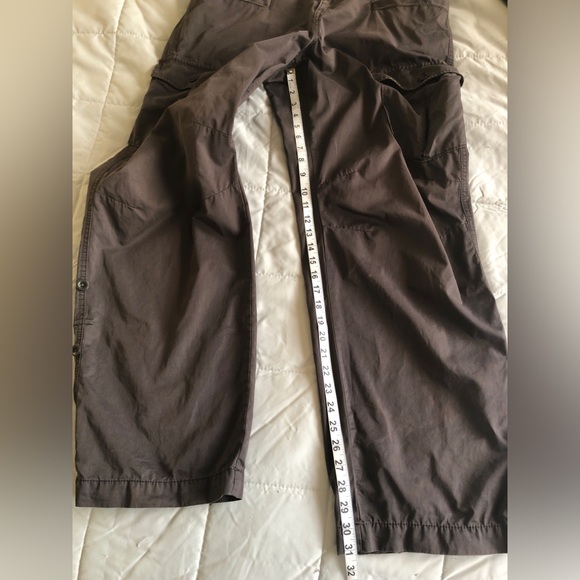 GAP Y2K Convertible Cargo Hiking Pants Women’s Size 14 Army Khaki/Green - Picture 12 of 14